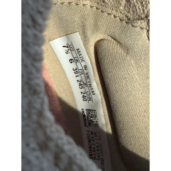 Adidas Ultraboost 21 Running Shoes Ash Pearl Halo Ivory Women's Size 7.5 EUC - Picture 8 of 9